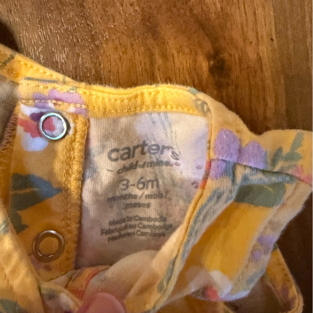 Carters 3-6m floral dress​ - Picture 2 of 4